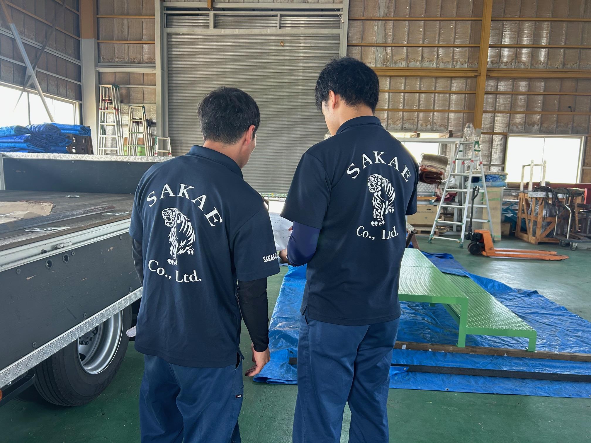 夏の作業服です